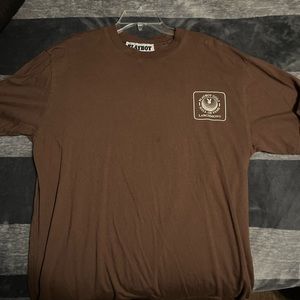 brown playboi hall of fame golf tshirt